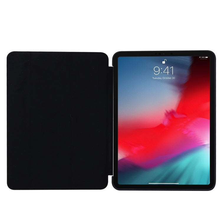 PC + PU Leather Tablet Case with Three-folding Holder, For iPad Pro 11 (2020)