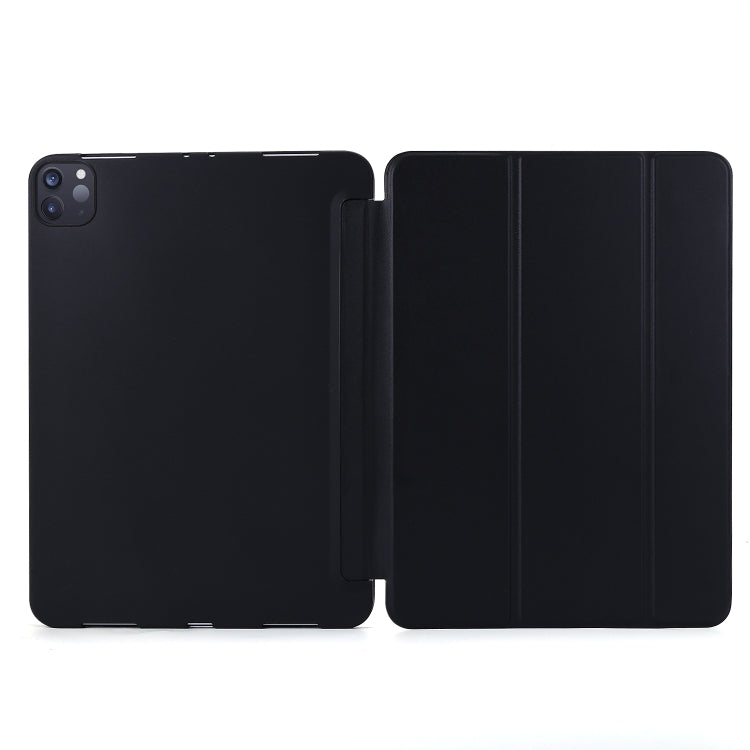 PC + PU Leather Tablet Case with Three-folding Holder, For iPad Pro 11 (2020)