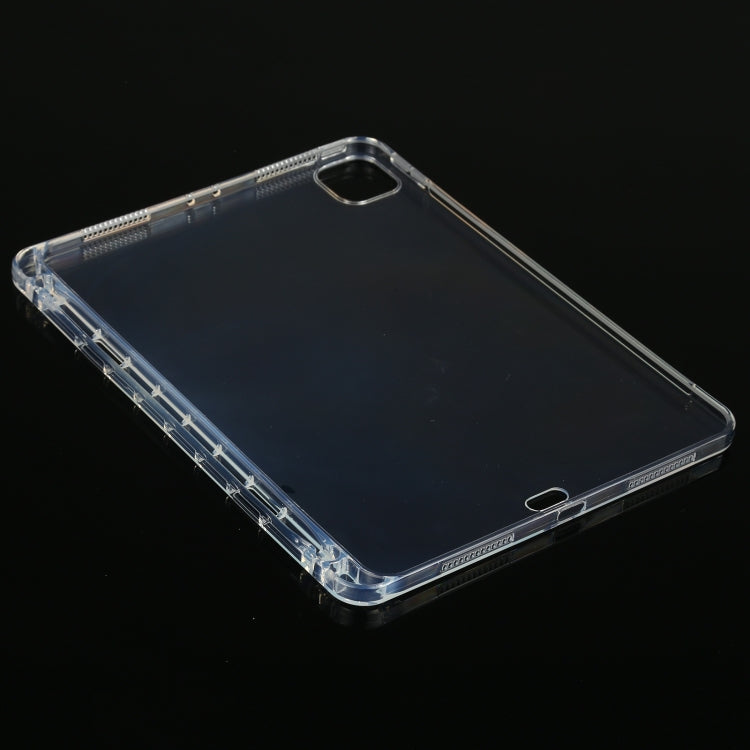 Transparent All-inclusive TPU Silicone Anti-drop Protective Tablet Case with Pen Slot, For iPad Pro 11 2022 / 2021