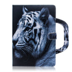 White Tiger Pattern Horizontal Flip Leather Case for iPad Pro 11 Inch (2018), with Holder & Card Slot & Wallet