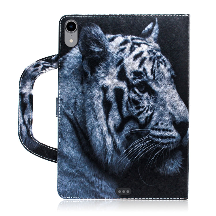 White Tiger Pattern Horizontal Flip Leather Case for iPad Pro 11 Inch (2018), with Holder & Card Slot & Wallet