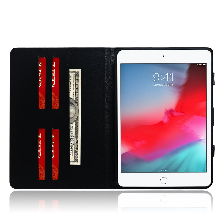 White Tiger Pattern Horizontal Flip Leather Case for iPad Pro 11 Inch (2018), with Holder & Card Slot & Wallet