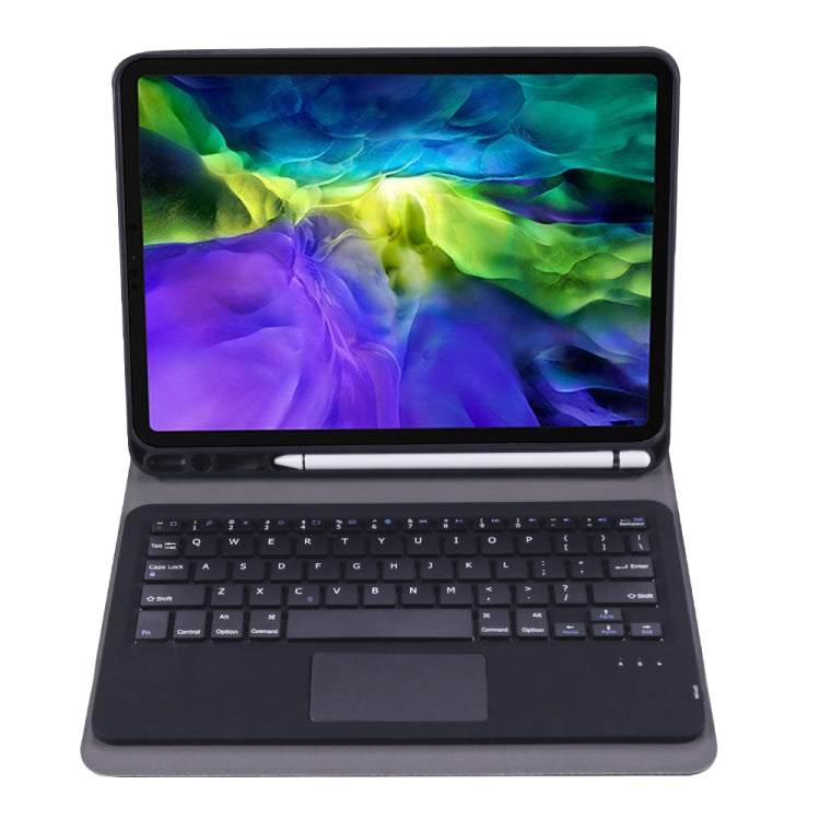A11B-A 2020 Ultra-thin ABS Detachable Bluetooth Keyboard Tablet Case for iPad Pro 11 2022 / 2021 / Air4 / Air5, with Touchpad & Pen Slot & Holder