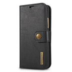 For iPhone X / XS DG.MING Crazy Horse Texture Horizontal Flip Detachable Magnetic Protective Case with Holder & Card Slots & Wallet, iPhone X