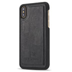 For iPhone X / XS DG.MING Crazy Horse Texture Horizontal Flip Detachable Magnetic Protective Case with Holder & Card Slots & Wallet, iPhone X