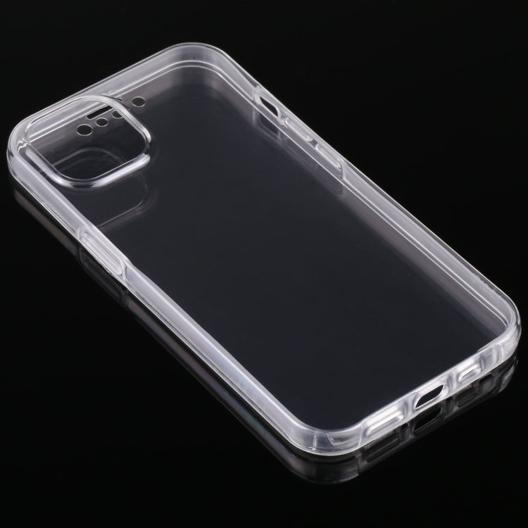 PC+TPU Ultra-Thin Double-Sided All-Inclusive Transparent Case, For iPhone 13