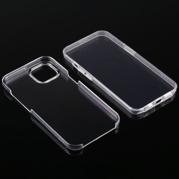 PC+TPU Ultra-Thin Double-Sided All-Inclusive Transparent Case, For iPhone 13