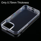 0.75mm Ultra-thin Transparent TPU Soft Protective Case, For iPhone 13