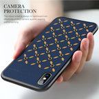 For iPhone XS Max ROCK Origin Series Business TPU + PU Protective Case