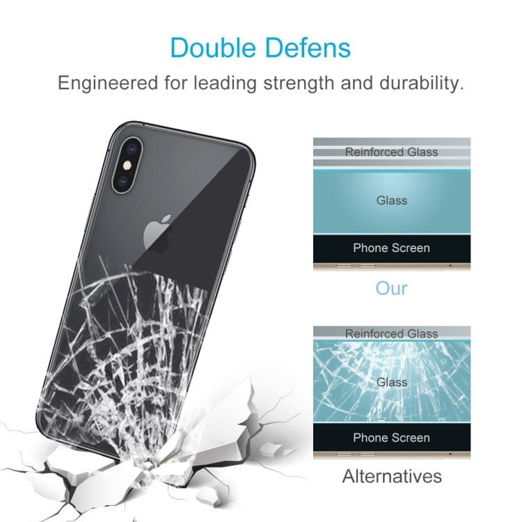 For iPhone XS Max 9H Tempered Glass Protector Back Screen Film