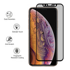 For iPhone XS Max ENKAY Hat-Prince 0.26mm 9H 6D Privacy Anti-glare Full Screen Tempered Glass Film