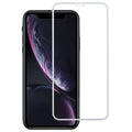 For iPhone 11 / XR 9H 2.5D Ultrathin Silk-screen Carbon Fiber Full Screen Protector Film