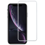 For iPhone 11 / XR 9H 2.5D Ultrathin Silk-screen Carbon Fiber Full Screen Protector Film