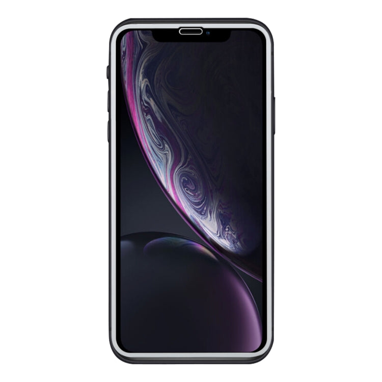 For iPhone 11 / XR 9H 2.5D Ultrathin Silk-screen Carbon Fiber Full Screen Protector Film