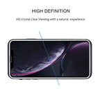 For iPhone 11 / XR 9H 2.5D Ultrathin Silk-screen Carbon Fiber Full Screen Protector Film