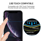For iPhone 11 / XR Full Glue Silk Print Full Screen Tempered Glass Film