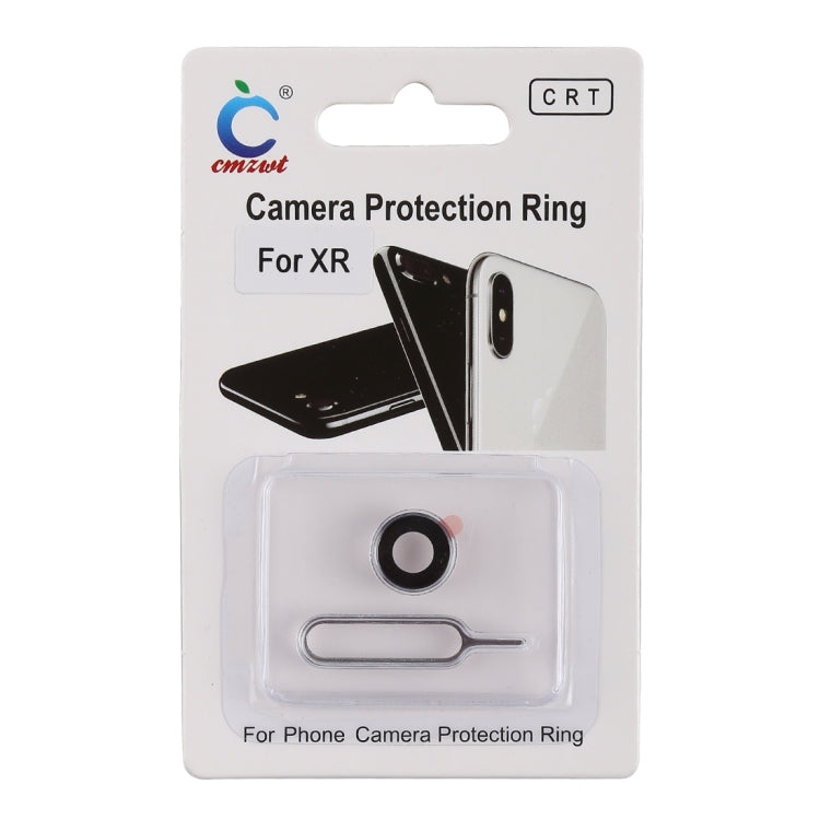 Rear Camera Lens Protection Ring Cover with Eject Pin for iPhone XR, iPhone XR Sky Blue