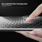 For iPhone 11 / XR mocolo 0.33mm 9H 3D Round Edge Privacy Anti-glare Tempered Glass Film
