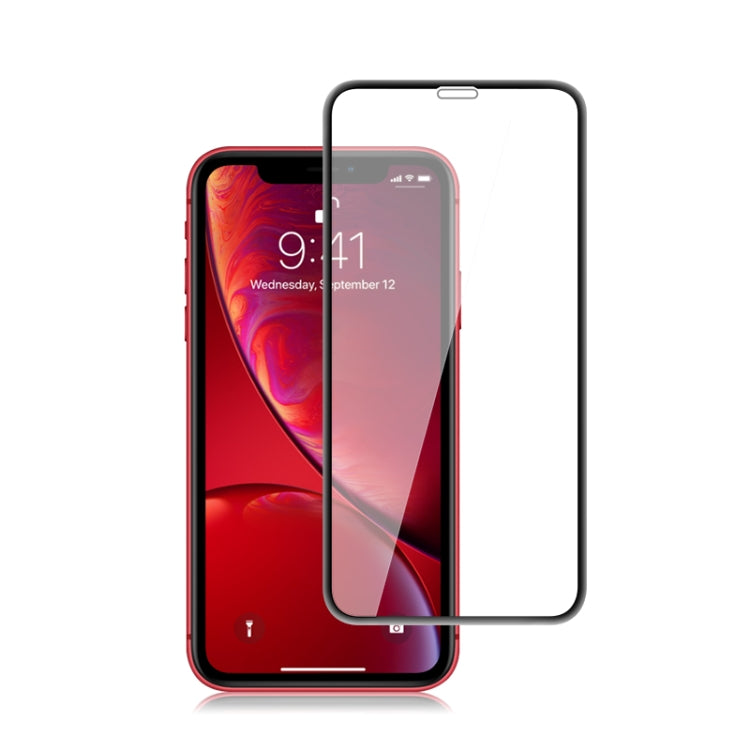 For iPhone 11 / XR mocolo 0.33mm 9H 3D Round Edge Tempered Glass Film