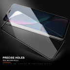 For iPhone 11 / XR mocolo 0.33mm 9H 2.5D Silk Print Tempered Glass Film