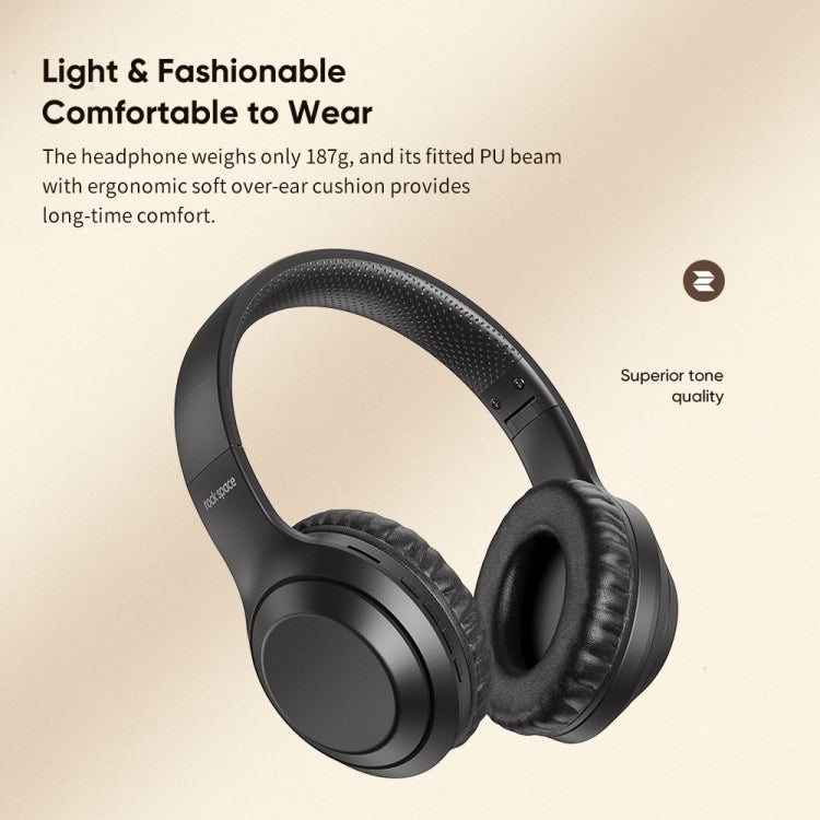 ROCK Space O2 HiFi Bluetooth 5.0 Wireless Headset with Mic, Support TF Card — view 5