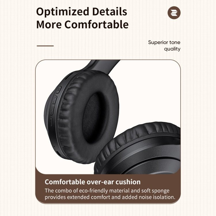 ROCK Space O2 HiFi Bluetooth 5.0 Wireless Headset with Mic, Support TF Card — view 6