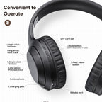 ROCK Space O2 HiFi Bluetooth 5.0 Wireless Headset with Mic, Support TF Card — view 10