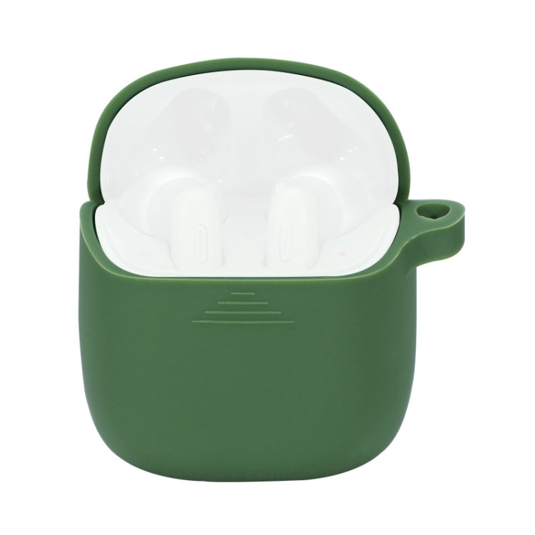 Wireless Earphones Pure Color Silicone Anti-fall Protective Case For JBL TUNE 220TWS — Green