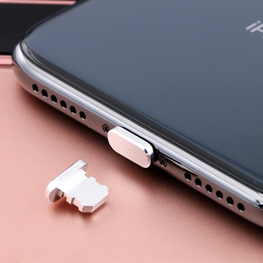 2pcs Universal 8 Pin Charging Port Metal Anti-Dust Plug for iPhone — view 8