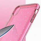 For iPhone X / XS Shockproof Terminator Style Glitter Powder Protector Case