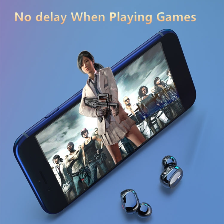 A9 TWS CVC8.0 and DSP Dual Noise Cancelling Bluetooth Earphone with Magnetic Charging Box & LED Digital Display, Support Touch & HD Call & Siri & Power Bank — view 13