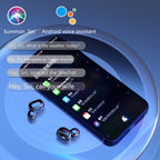 A9 TWS CVC8.0 and DSP Dual Noise Cancelling Bluetooth Earphone with Magnetic Charging Box & LED Digital Display, Support Touch & HD Call & Siri & Power Bank — view 14