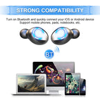 F9-6 TWS CVC8.0 Noise Cancelling Touch Bluetooth Earphone with Pull-out Cylindrical Charging Box, Support LED Power Digital Display & Call & Siri — view 13