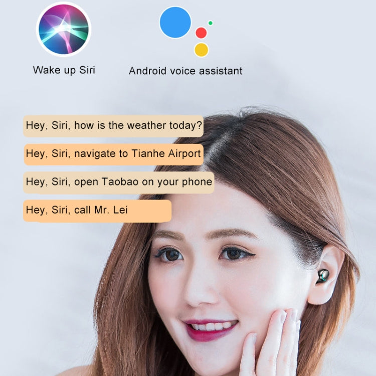 F9-5C Four-bar Breathing Light + Digital Display Noise Reduction Bluetooth Earphone with Hand Strap — view 18