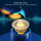 F9-5C Four-bar Breathing Light + Digital Display Noise Reduction Bluetooth Earphone with Hand Strap — view 9
