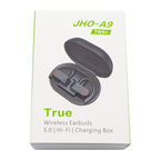 JHO-A9 TWS Wireless Hanging Ear Type Bluetooth Earphone with Charging + Storage Integrated Zipper Bag, Support Voice Control — view 7