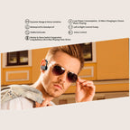 JHO-A9 TWS Wireless Hanging Ear Type Bluetooth Earphone with Charging + Storage Integrated Zipper Bag, Support Voice Control — view 9