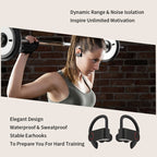 JHO-A9 TWS Wireless Hanging Ear Type Bluetooth Earphone with Charging + Storage Integrated Zipper Bag, Support Voice Control — view 10