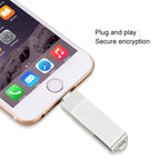 S31 3 in 1 32GB Micro USB 2.0 + USB-C / Type-C + 8 Pin Interface Metal Twister Flash Disk