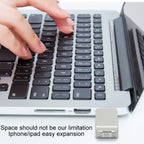 S31 3 in 1 32GB Micro USB 2.0 + USB-C / Type-C + 8 Pin Interface Metal Twister Flash Disk