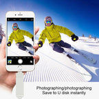 S31 3 in 1 32GB Micro USB 2.0 + USB-C / Type-C + 8 Pin Interface Metal Twister Flash Disk