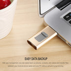 Richwell 3 in 1 16G Type-C + 8 Pin + USB 3.0 Metal Push-pull Flash Disk with OTG Function — view 9