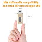 Richwell 3 in 1 64G Type-C + 8 Pin + USB 3.0 Metal Push-pull Flash Disk with OTG Function — view 7