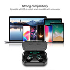 M7 TWS V5.0 Binaural Wireless Stereo Bluetooth Headset with Charging Case and Digital Display — view 15