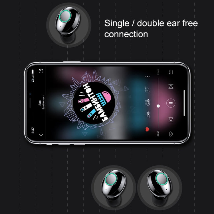 M7 TWS V5.0 Binaural Wireless Stereo Bluetooth Headset with Charging Case and Digital Display — view 6