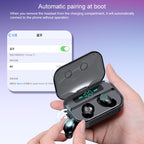 M7 TWS V5.0 Binaural Wireless Stereo Bluetooth Headset with Charging Case and Digital Display — view 10