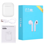 i11 TWS Upgraded Version Bluetooth V5.0 Touch Control Wireless Stereo Earphones with Magnetic Charging Box, Compatible with iOS & Android — view 3