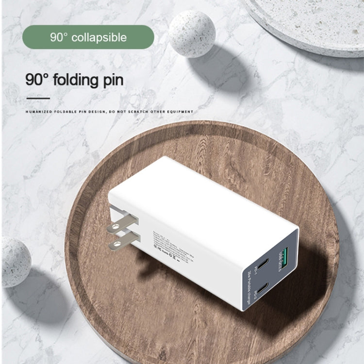 WLX-X3 36W 90 Degrees Foldable Pin Portable Multi-function USB Charger, US Plug — view 14