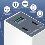 WLX-X3 36W 90 Degrees Foldable Pin Portable Multi-function USB Charger, US Plug — view 10