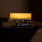 Tree Light Bluetooth Speaker Desk Lamp Phone Wireless Charger, US Plug — view 5
